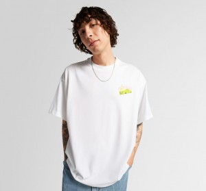 Converse All Star Mountain Remix T-Shirt Fehér | 754WRFTHI