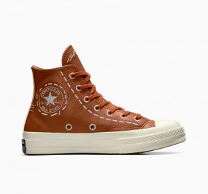 Converse Chuck 70 Bold Stitch Tawny Owl / Tawny Owl / Egret | 981DCKXYM