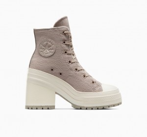 Converse Chuck 70 De Luxe Heel Platform Counter Climate Wonder Stone / Egret | 370EUQVFM