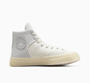 Converse Chuck 70 Marquis Bőr Fehér Szürke | 175MEBTGV