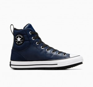 Converse Chuck Taylor All Star Berkshire Boot Obszidián Fekete Fehér | 438ABTDRG