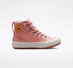 Converse Chuck Taylor All Star Berkshire Boot Bőr Rózsaszín Rózsaszín | 637MYNLTJ