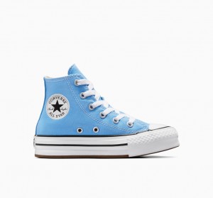 Converse Chuck Taylor All Star EVA Lift Platform Seasonal Color Kék Fehér Fekete | 071OUCBHA