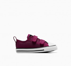 Converse Chuck Taylor All Star Easy On Sparkle Rózsaszín Fehér Fekete | 135KCBQEI