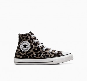 Converse Chuck Taylor All Star Leopard Világos Fekete Fehér | 159BAWZYR