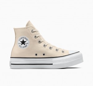 Converse Chuck Taylor All Star Lift Platform Fehér Fekete | 371IQLMDE