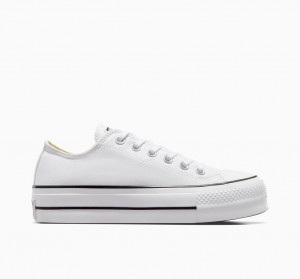 Converse Chuck Taylor All Star Lift Platform Fehér Fekete Fehér | 521NIZLPW