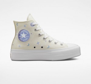 Converse Chuck Taylor All Star Lift Platform Celestial Lila | 749MVHYGC