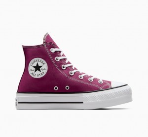 Converse Chuck Taylor All Star Lift Platform Seasonal Color Fehér Fekete | 590NYDEKI