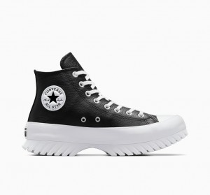 Converse Chuck Taylor All Star Lugged 2.0 Bőr Fekete Fehér | 718UFTOGW