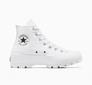 Converse Chuck Taylor All Star Lugged Fehér Fekete Fehér | 946BEQJMF