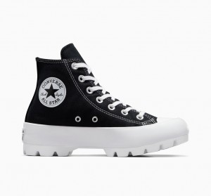 Converse Chuck Taylor All Star Lugged Fekete Fehér Fekete | 768FPSVRK