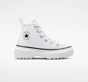 Converse Chuck Taylor All Star Lugged Lift Platform Vászon Fehér Fehér Fekete | 835MBPJET