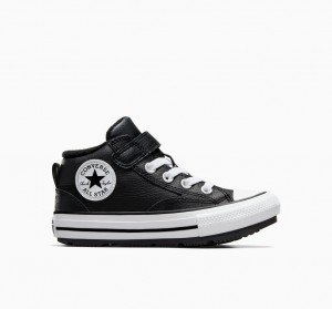 Converse Chuck Taylor All Star Malden Utcai Boot Fekete Fekete Fehér | 691HVJGWI