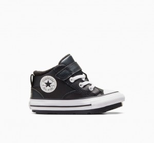 Converse Chuck Taylor All Star Malden Utcai Boot Fekete Fekete Fehér | 384RDYSGT