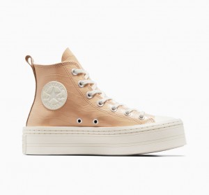 Converse Chuck Taylor All Star Modern Lift Platform Embossed Epic Dune / Epic Dune / Egret | 948FXIRYO