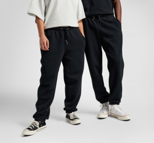 Converse Converse Gold Standard Loose-Fit Sweatpants Fekete | 906KQUVWS