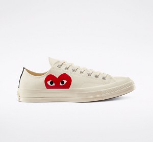 Converse Converse x Comme des Garçons PLAY Chuck 70 Fehér Piros | 746ZKSYNI