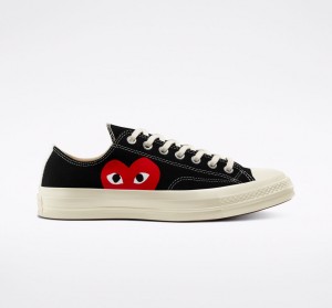 Converse Converse x Comme des Garçons PLAY Chuck 70 Fekete Fehér Piros | 620ILKHGC