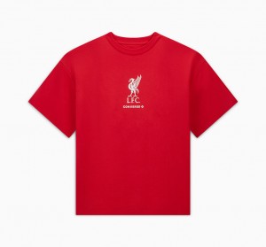 Converse Converse x LFC Loose-Fit T-Shirt Tomato | 420XKAWQC