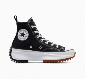 Converse Run Star Hike Platform Fekete Fehér | 705DXVSLA