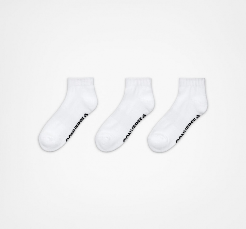 Converse 3-Pack Made For Chuck High Socks Fehér | 241UALHCQ