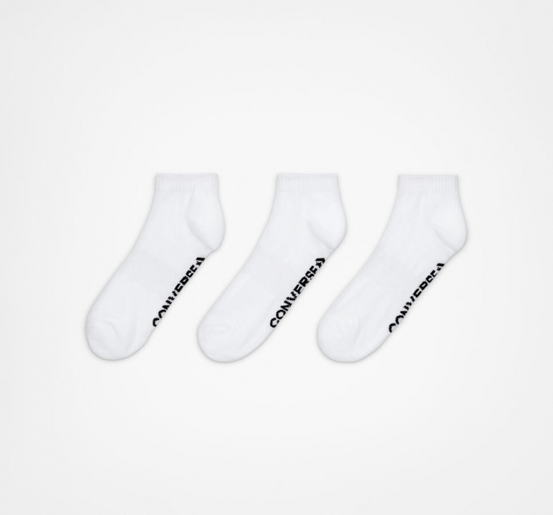 Converse 3-Pack Made For Chuck High Socks Fehér | 258JKMIQF