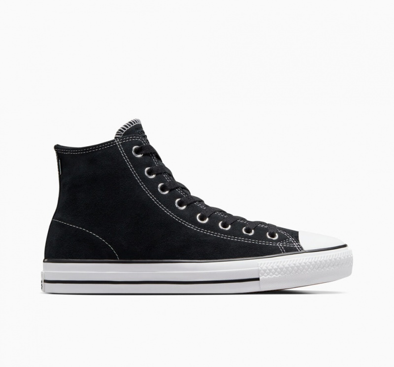 Converse CONS Chuck Taylor All Star Pro Velúr Fekete Fekete Fehér | 980NIVCOL