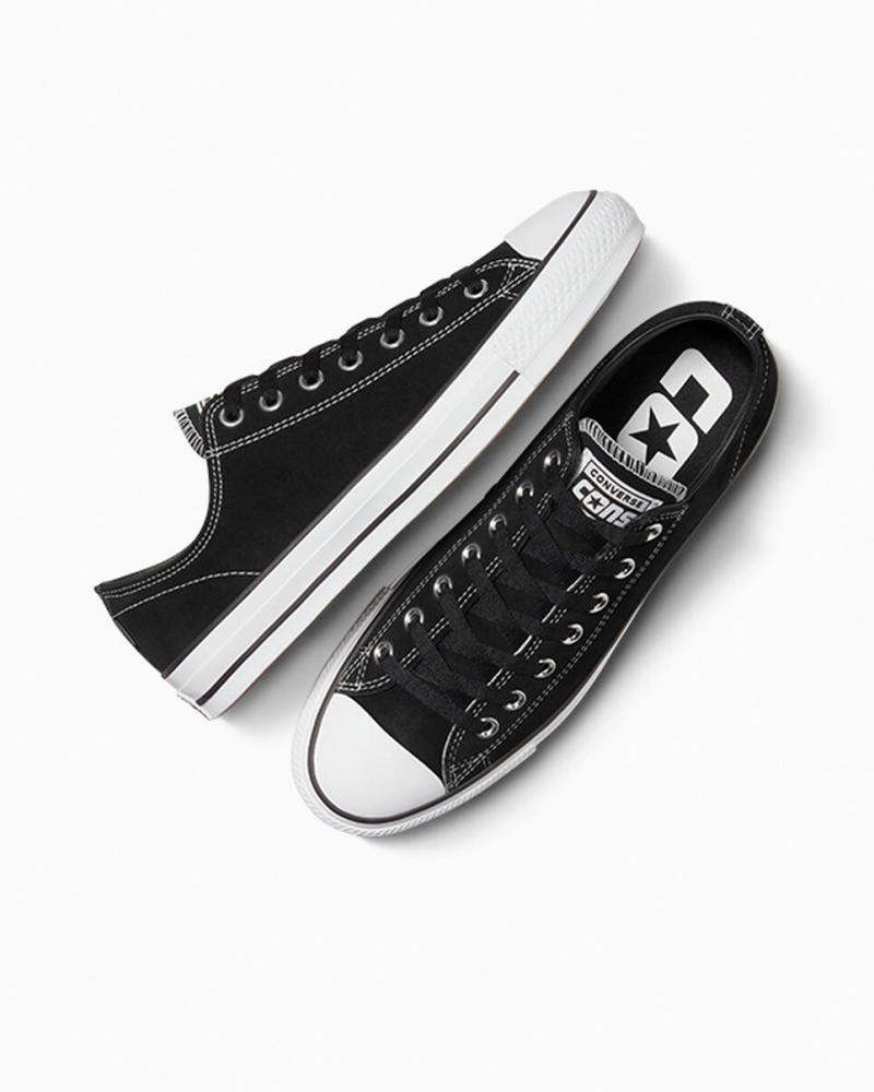 Converse CONS Chuck Taylor All Star Pro Velúr Fekete Fekete Fehér | 560EFCJBD