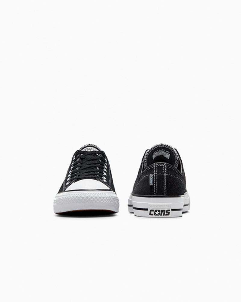 Converse CONS Chuck Taylor All Star Pro Velúr Fekete Fekete Fehér | 560EFCJBD