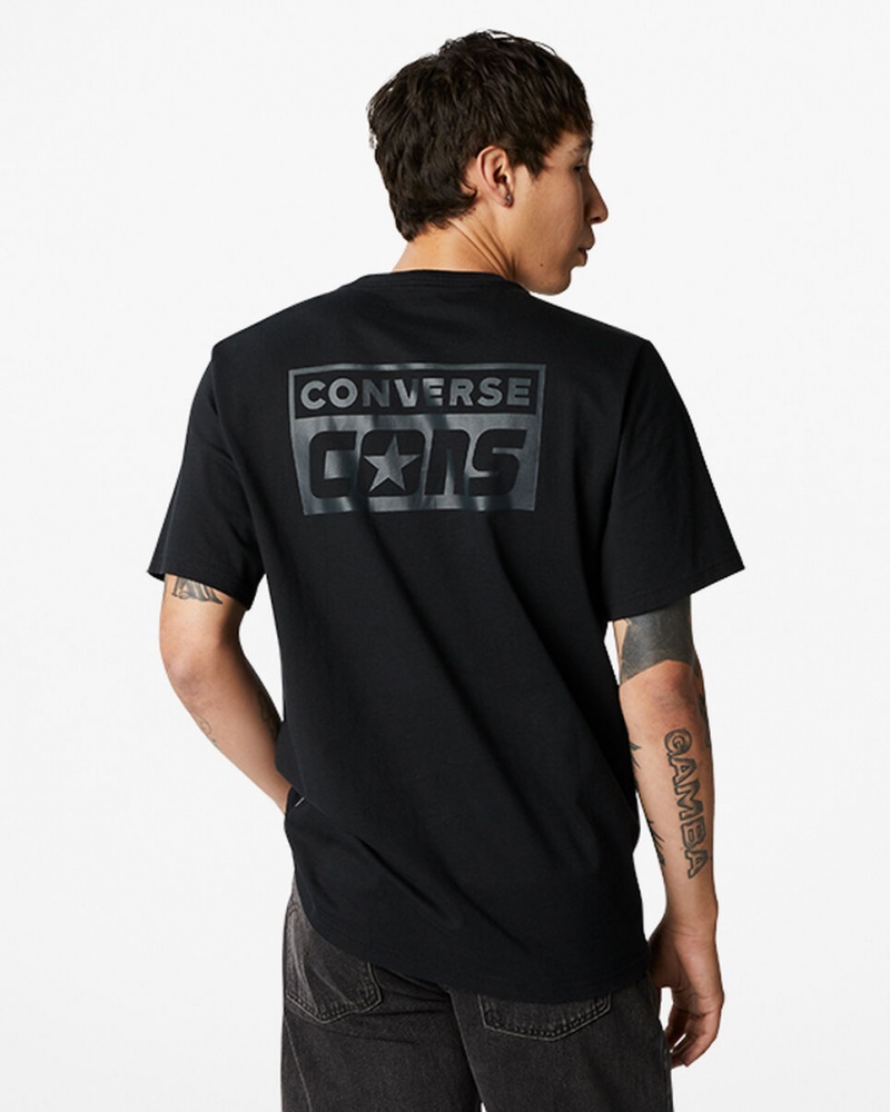 Converse CONS Grafika T-Shirt Fekete | 583AFPCVL