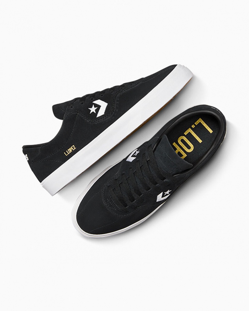 Converse CONS Louie Lopez Pro Fekete Fekete Fehér | 094ZYQTKH