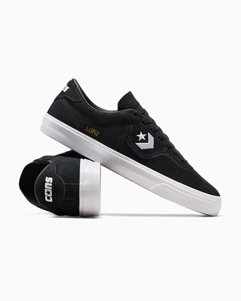 Converse CONS Louie Lopez Pro Fekete Fekete Fehér | 094ZYQTKH