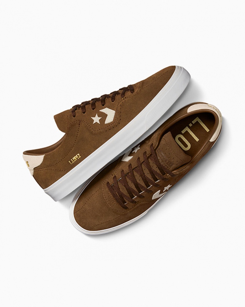 Converse CONS Louie Lopez Pro Velúr Barna | 925JBPOMN