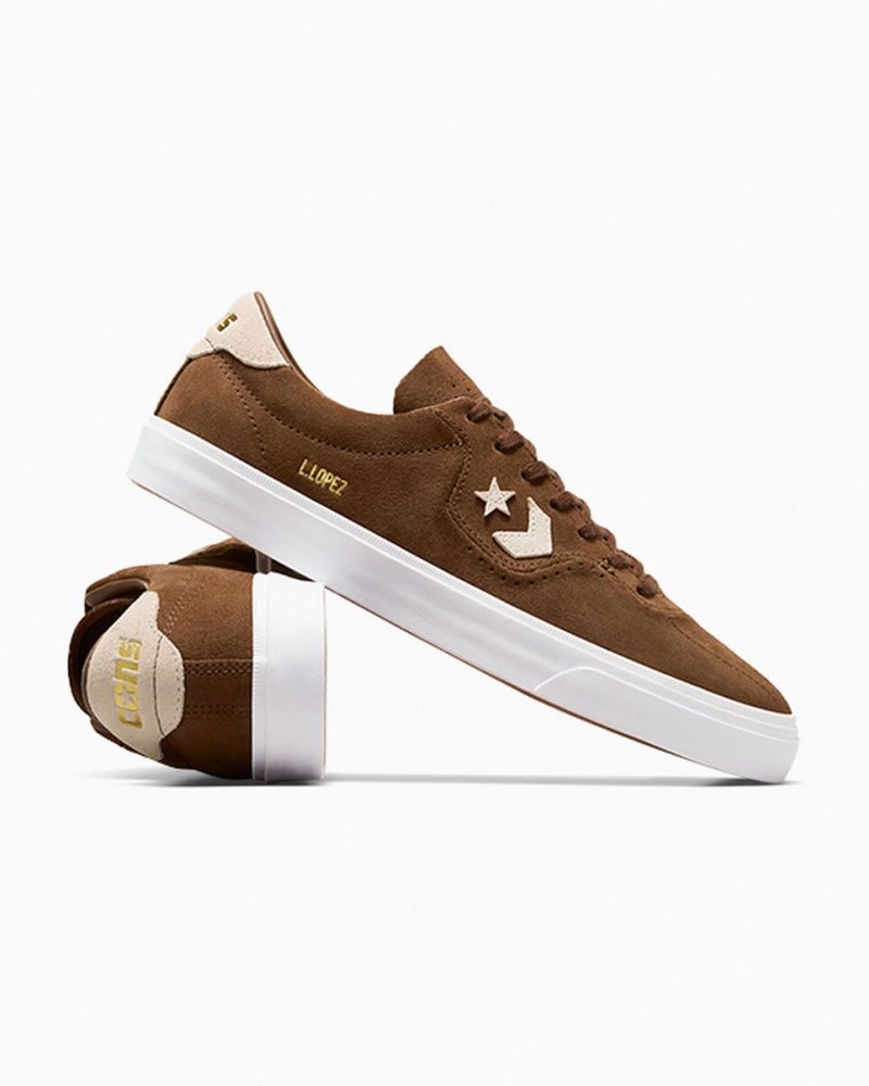 Converse CONS Louie Lopez Pro Velúr Barna | 925JBPOMN