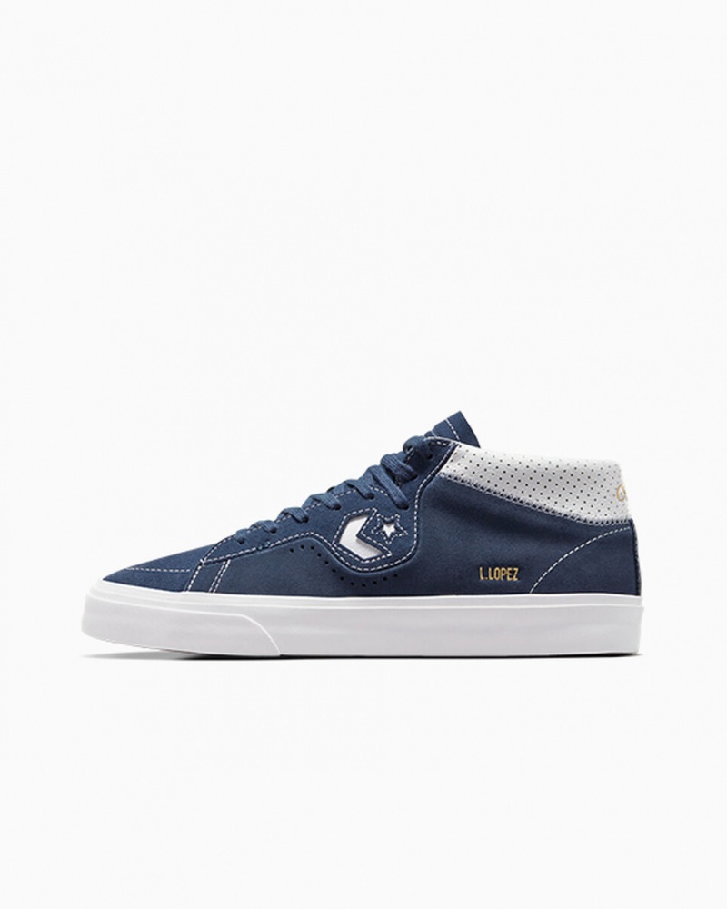 Converse CONS Louie Lopez Pro Velúr Sötétkék Fehér Sötétkék | 108EHTIRN