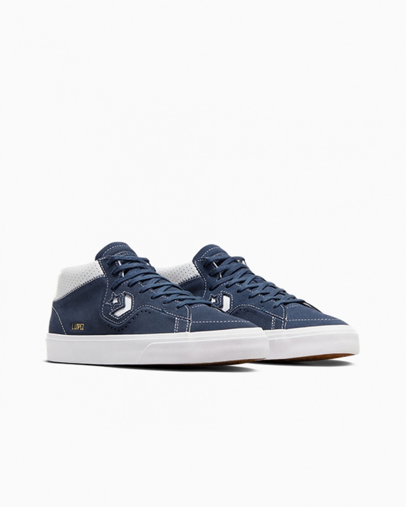 Converse CONS Louie Lopez Pro Velúr Sötétkék Fehér Sötétkék | 108EHTIRN