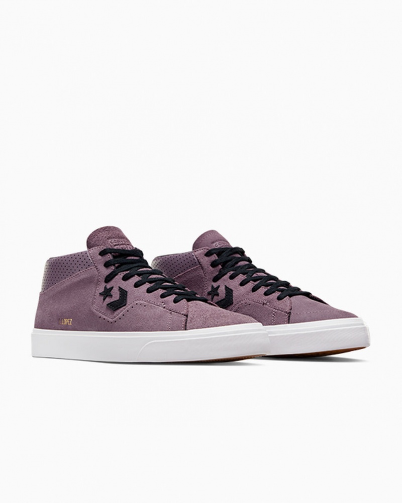 Converse CONS Louie Lopez Pro Velúr Szürke Fehér | 734XCVJGA