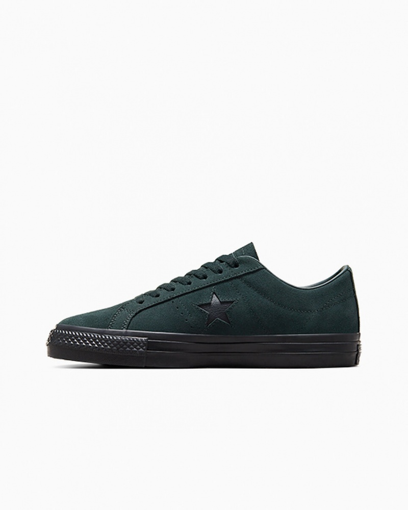 Converse CONS One Star Pro Zöld Fekete Fekete | 936BFXSOV