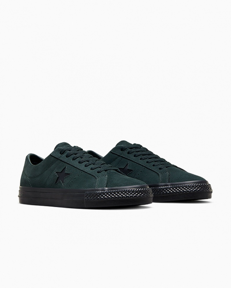 Converse CONS One Star Pro Zöld Fekete Fekete | 936BFXSOV