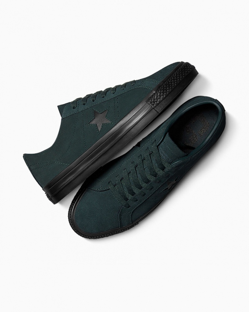 Converse CONS One Star Pro Zöld Fekete Fekete | 936BFXSOV