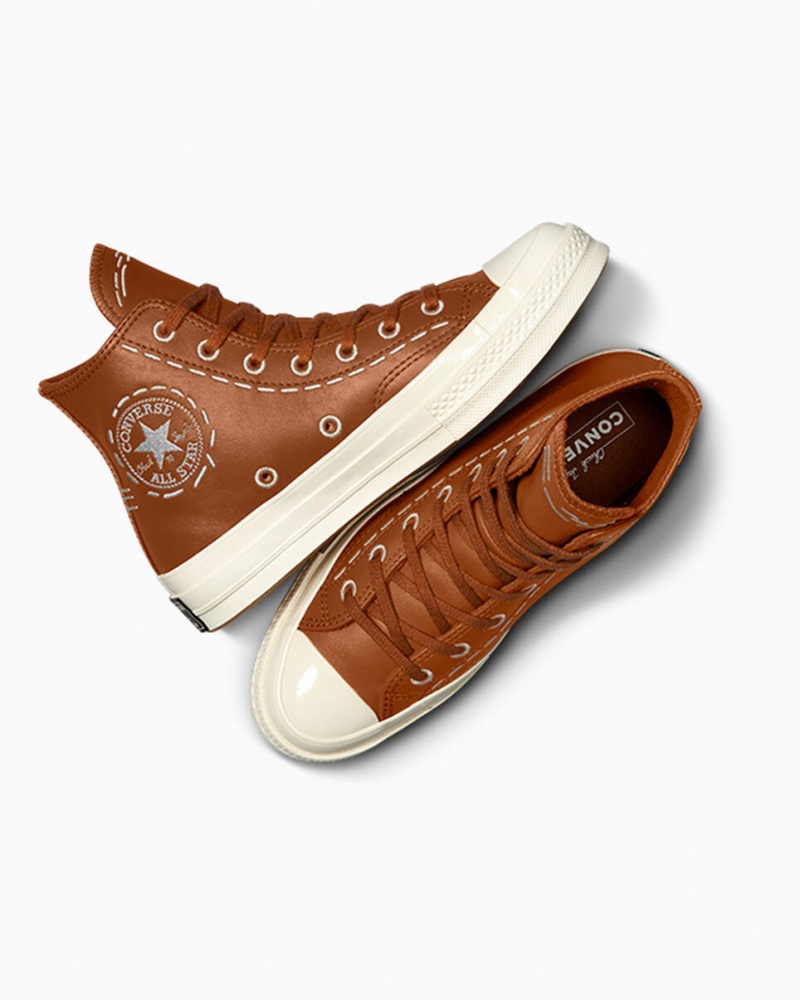 Converse Chuck 70 Bold Stitch Tawny Owl / Tawny Owl / Egret | 981DCKXYM