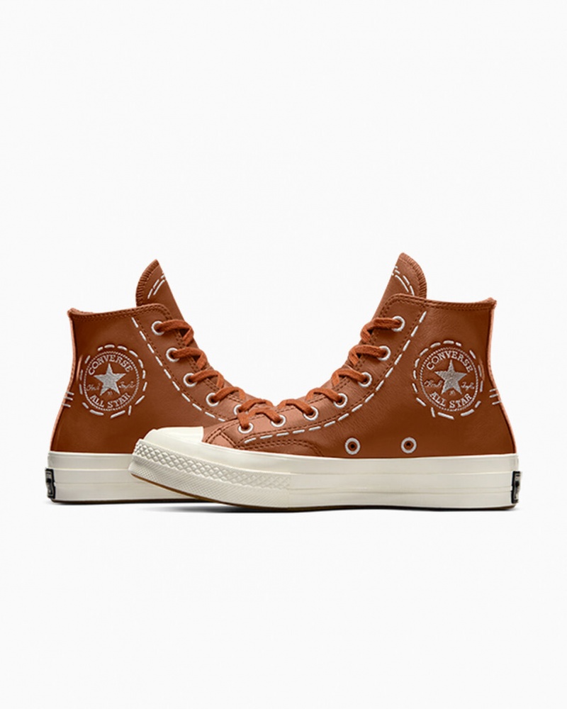 Converse Chuck 70 Bold Stitch Tawny Owl / Tawny Owl / Egret | 981DCKXYM