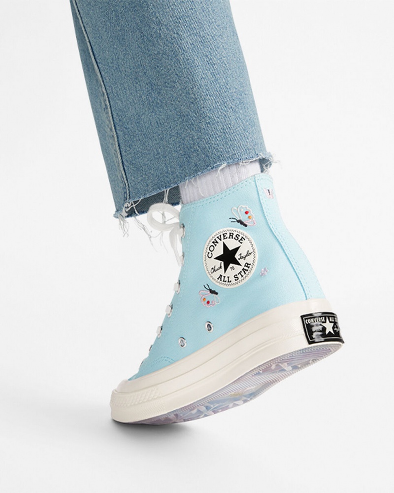 Converse Chuck 70 Butterfly Wings Kék Fekete | 759ALWBSK