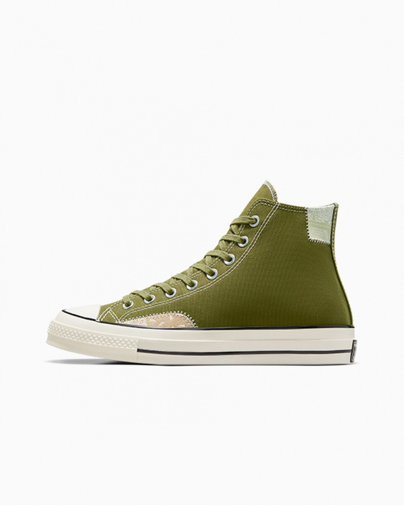 Converse Chuck 70 Crafted Ollie Patch Zöld Zöld | 175XWFQRV