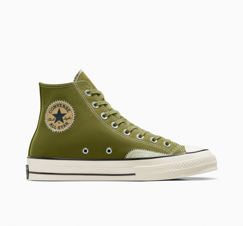 Converse Chuck 70 Crafted Ollie Patch Zöld Zöld | 175XWFQRV