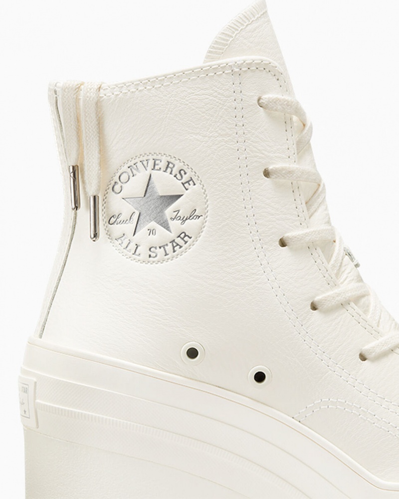 Converse Chuck 70 De Luxe Heel Bőr Titán | 025SDTNVB