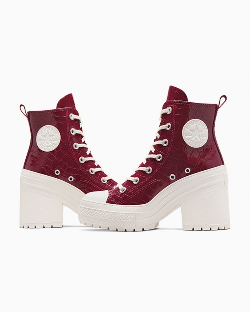 Converse Chuck 70 De Luxe Heel Embossed Cabernet / Cabernet / Egret | 723RAHNWM