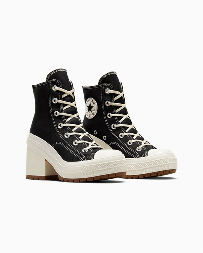 Converse Chuck 70 De Luxe Heel Fekete | 126KNORMF