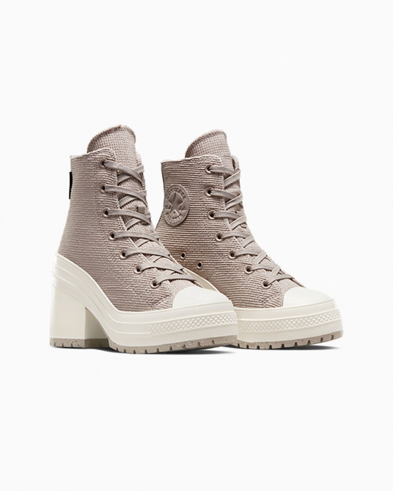 Converse Chuck 70 De Luxe Heel Platform Counter Climate Wonder Stone / Egret | 370EUQVFM